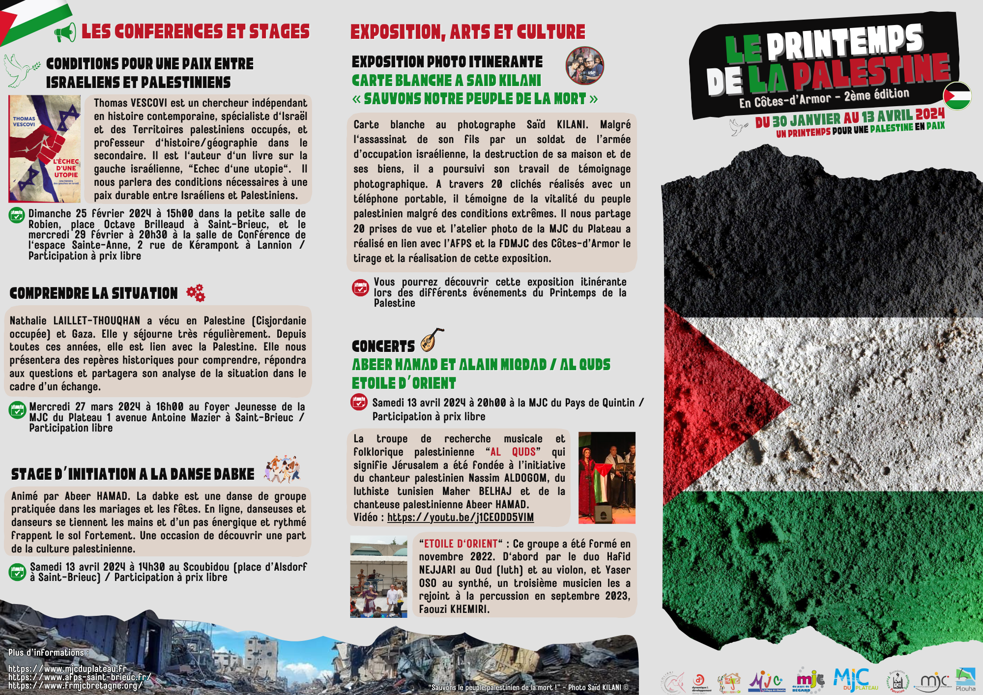 Page 1 - Plaquette Printemps de la Palestine 2024